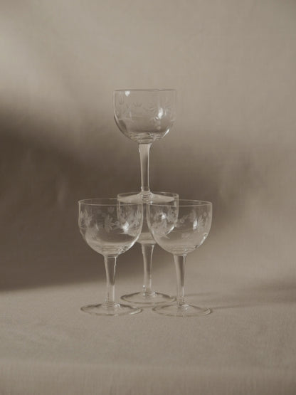 Etched-Crystal Glasses