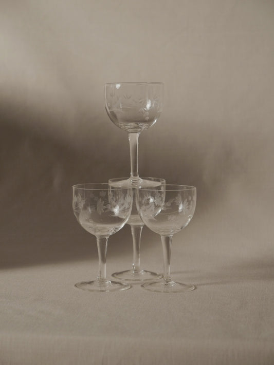 Etched-Crystal Glasses