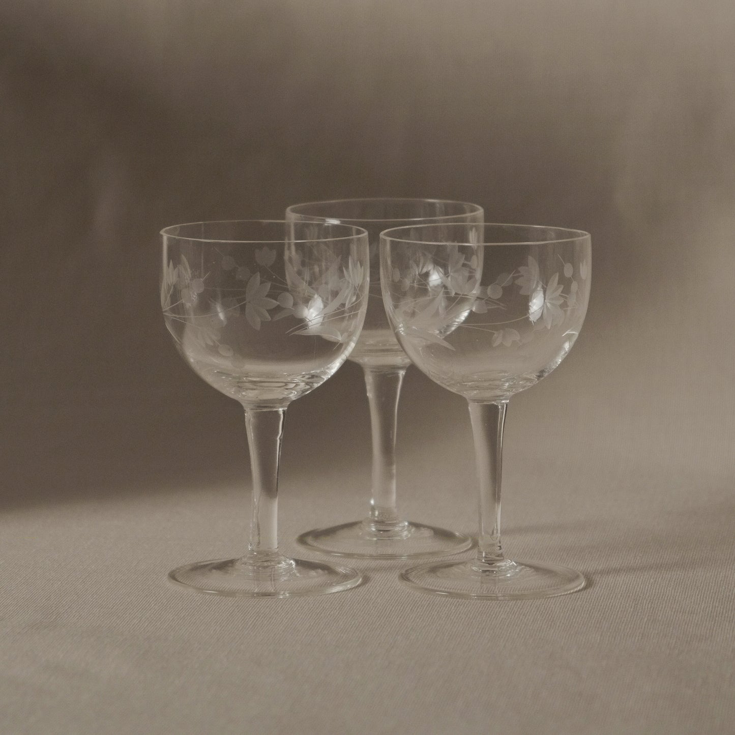 Etched-Crystal Glasses