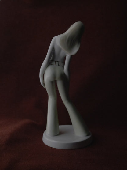 Shirtless Free-Loving, Romanian Porcelain Figurine