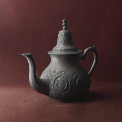 Ornate Metal Berrad Teapot